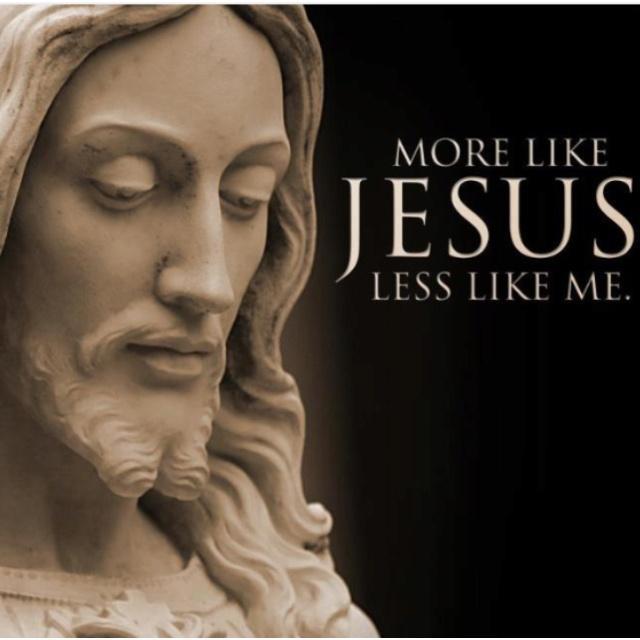 More like Jesus, less like me Picture Quote #1