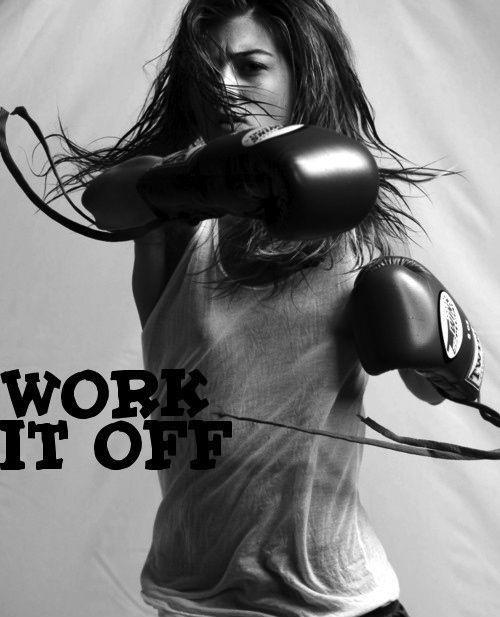 Work it off Picture Quote #1