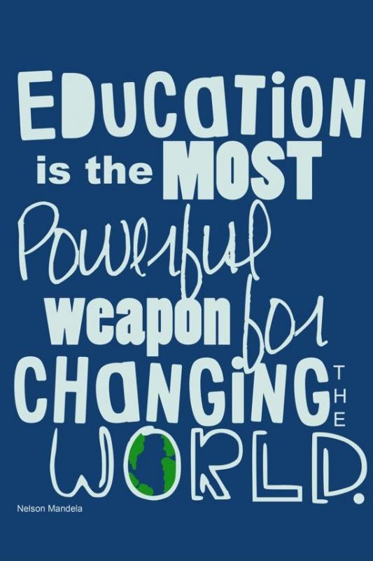 Education is the most powerful weapon which you can use to change the world Picture Quote #2
