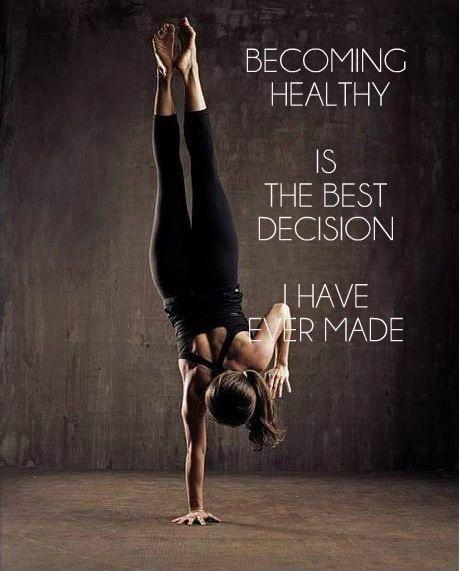 Becoming healthy is the best decision I have ever made Picture Quote #1
