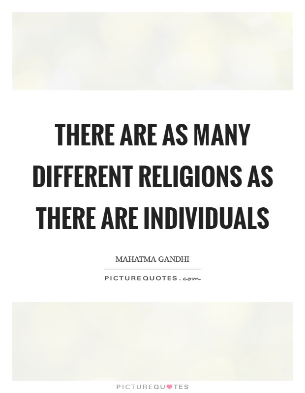 There are as many different religions as there are individuals Picture Quote #1
