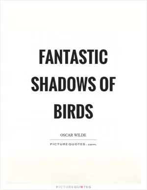 Fantastic shadows of birds Picture Quote #1