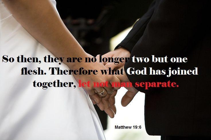 Therefore what God has joined together, let no man separate Picture Quote #2