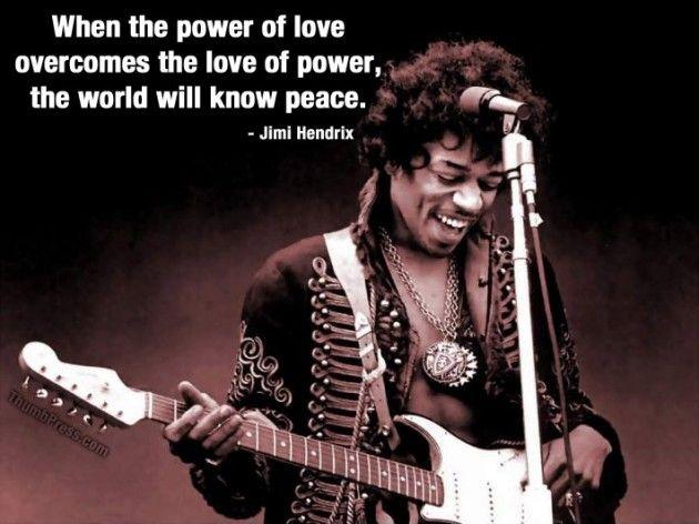 When the power of love overcomes the love of power the world will know peace Picture Quote #3