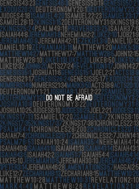Do not be afraid Picture Quote #1