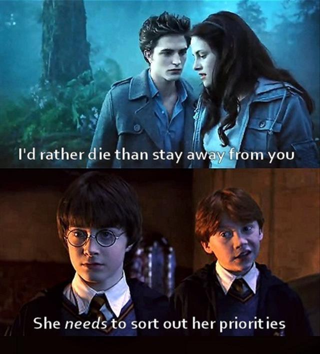 I'd rather die than stay away from you. She needs to sort out her priorities Picture Quote #1
