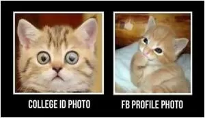 College ID photo. FB profile photo Picture Quote #1
