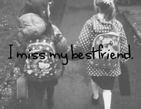 I miss my best friend Picture Quote #1