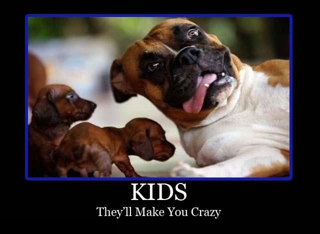 Kids. They'll make you crazy Picture Quote #1