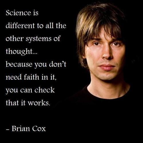 Science is different to all the other systems of thought... because you don't need faith in it, you can check that it works Picture Quote #1