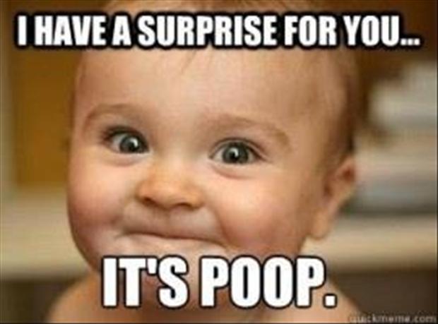 I have a surprise for you... It's poop Picture Quote #1