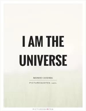 I am the Universe Picture Quote #1