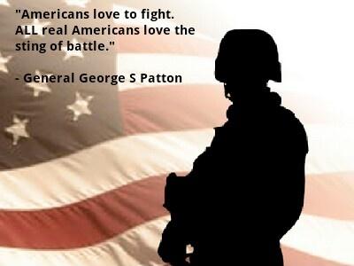 Americans love to fight. All real Americans love the sting of battle Picture Quote #1
