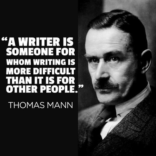 A writer is someone for whom writing is more difficult than it is for other people Picture Quote #1
