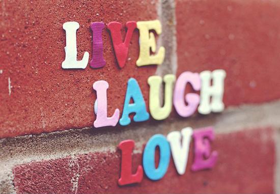 Live, laugh, love Picture Quote #1