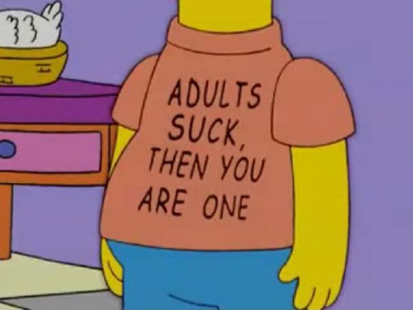 Adults suck, then you are one Picture Quote #1