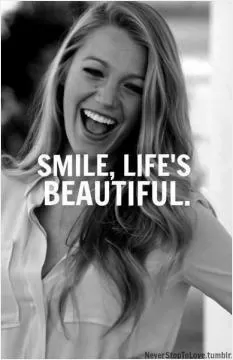 Smile, life's beautiful Picture Quote #1