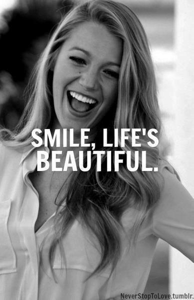 Smile, life's beautiful Picture Quote #1